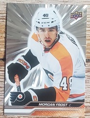 2023-24 Upper Deck Series 1 Silver Outburst Morgan Frost #132 Flyers